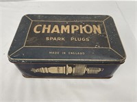Champion spark plug tin