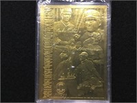 22kt Gold Leaf First 5 Hall of Fame Inductees