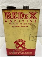 Redex 1 gallon oil tin