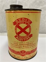 Redex 1/4 gallon oil tin