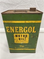 BP COR Energol 1 gallon oil tin