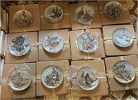 12 Game Birds of the World Collector's Plates