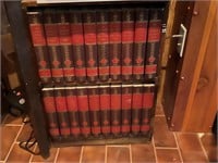 Americans Peoples Encyclopedia Set and Bookcase