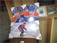 Set of 3 Oilers Hockey Pictures