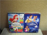 New Disney DVDs -  Little Mermaid & Cinderella