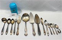 Misc. Silverware Serving , Silver Plate Mix Lot