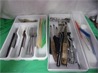 Flatware and More with Trays