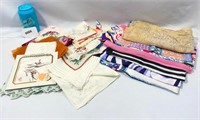 Stunning Vintage Scarf & Handkerchief Lot