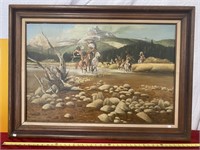 Original Oil on Canvas, Signature not found,
