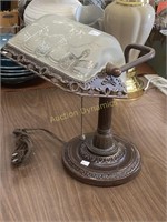 Ornate Bankers Desk Lamp