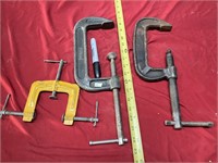 Three Clamps