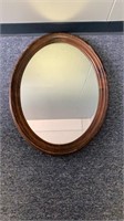 Oval-shaped Wall Mirror