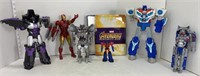 Marvel Transformers Kids Action Figures Toys Lot