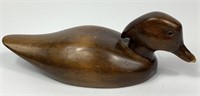 Gary E Hall Carved Wood Decoy Duck