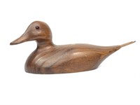Edgecomb Wood Carved Wood Duck Decoy