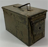 Vintage Metal Ammo Box
