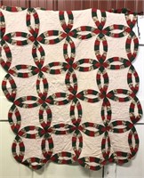 Wedding Ring Quilt Wall Hanging