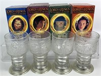 Lord of the Rings Glass Goblets