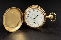 C.1900 Elgin 7 Jewel 14k Gold Pocket Watch