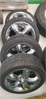 (4x) Chevy Prism Chrome 16" Rims & Tires