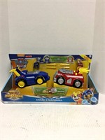 PAW Patrol Marshall and Chase Powered up Vehicles