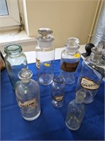 Glass Chemist jars