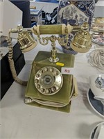 Vintage onyx landline telephone