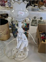 Ceramic statue lamp