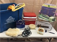 Outdoor lot and tote