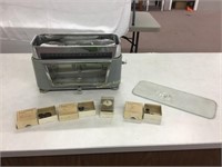 Vintage pharmacy scale with weights