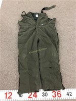 Insulated bib overalls size XXXL