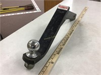 Drop hitch with 2" ball