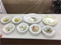 Hallmark decorative plates with holders
