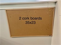 2 Cork Boards