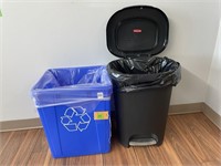 Garbage bin & recycle bucket