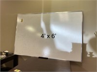 White board 4' x 6'