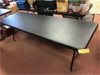 Black Table/folding legs/30"x 8'