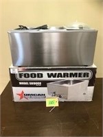 Omcan food warmer SB9000-3 half size pans