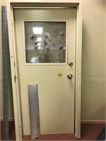 Exterior Door Metal & frame - 40"w x 82"h (Door