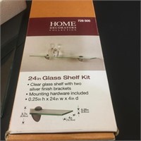 24" Glass Shelf Retail: $28.00