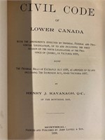 CIVIL CODE OF LOWER CANADA, 1898