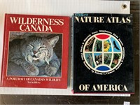 WILDERNESS CANADA AND NATURE ATLAS OF AMERICA