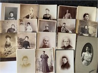 ALL THE WOMEN, CABINET CARDS