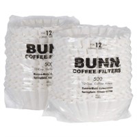 BUNN 12-Cup Commercial Coffee Filters, 1000 count,