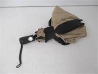 "Used" Umbrella, Black/Tan - Unknown Make/Model