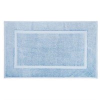 Wamsutta Egyptian Cotton Bath Mat in Blue Fog