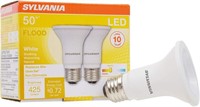 SYLVANIA 2-Pk 50W Equivalent - LED Light Bulb -