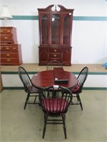 6 PC MAHOGANY DINING ROOM SUITE