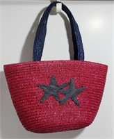 Woven Purse With Stars