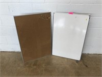 Dry Erase and Cork Board